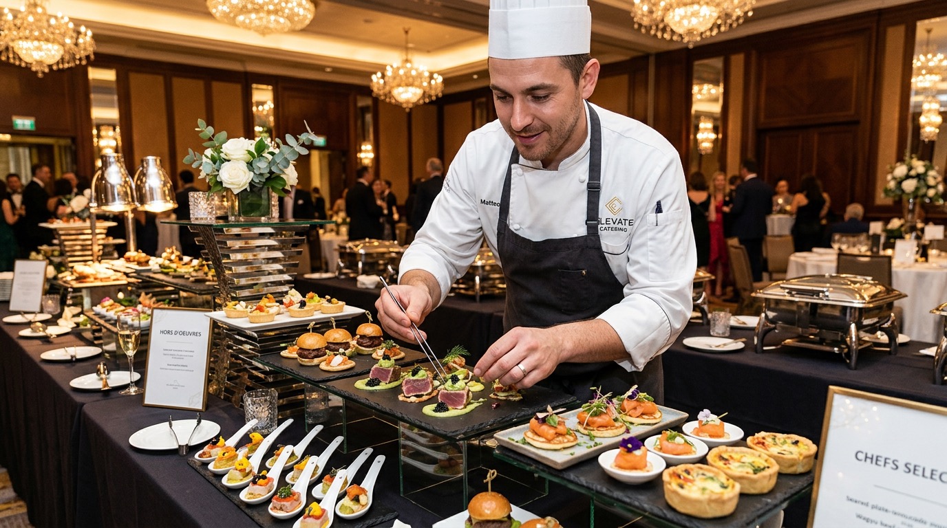 Catering na evencie firmowym