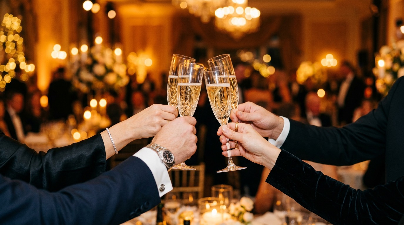 Toast na evencie firmowym