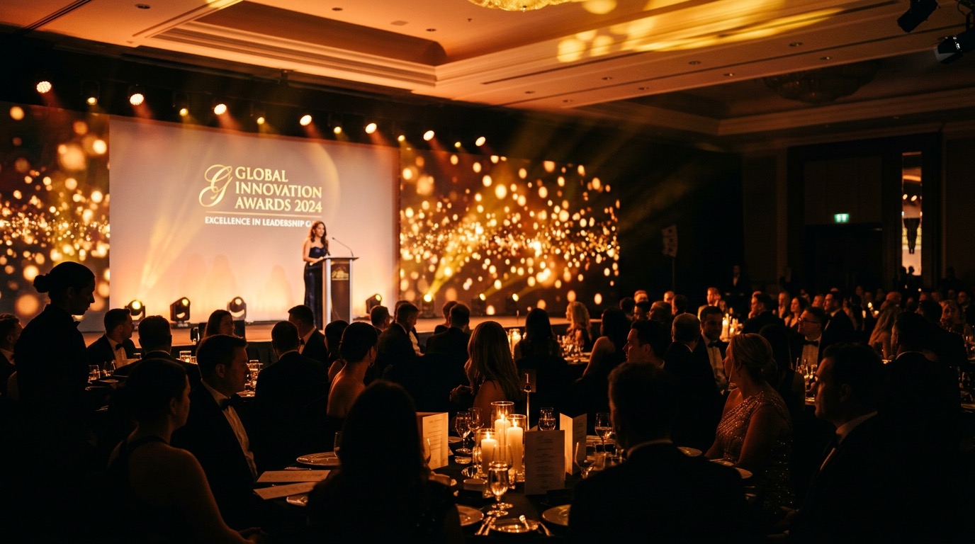 Wydarzenie firmowe — oświetlenie i publiczność