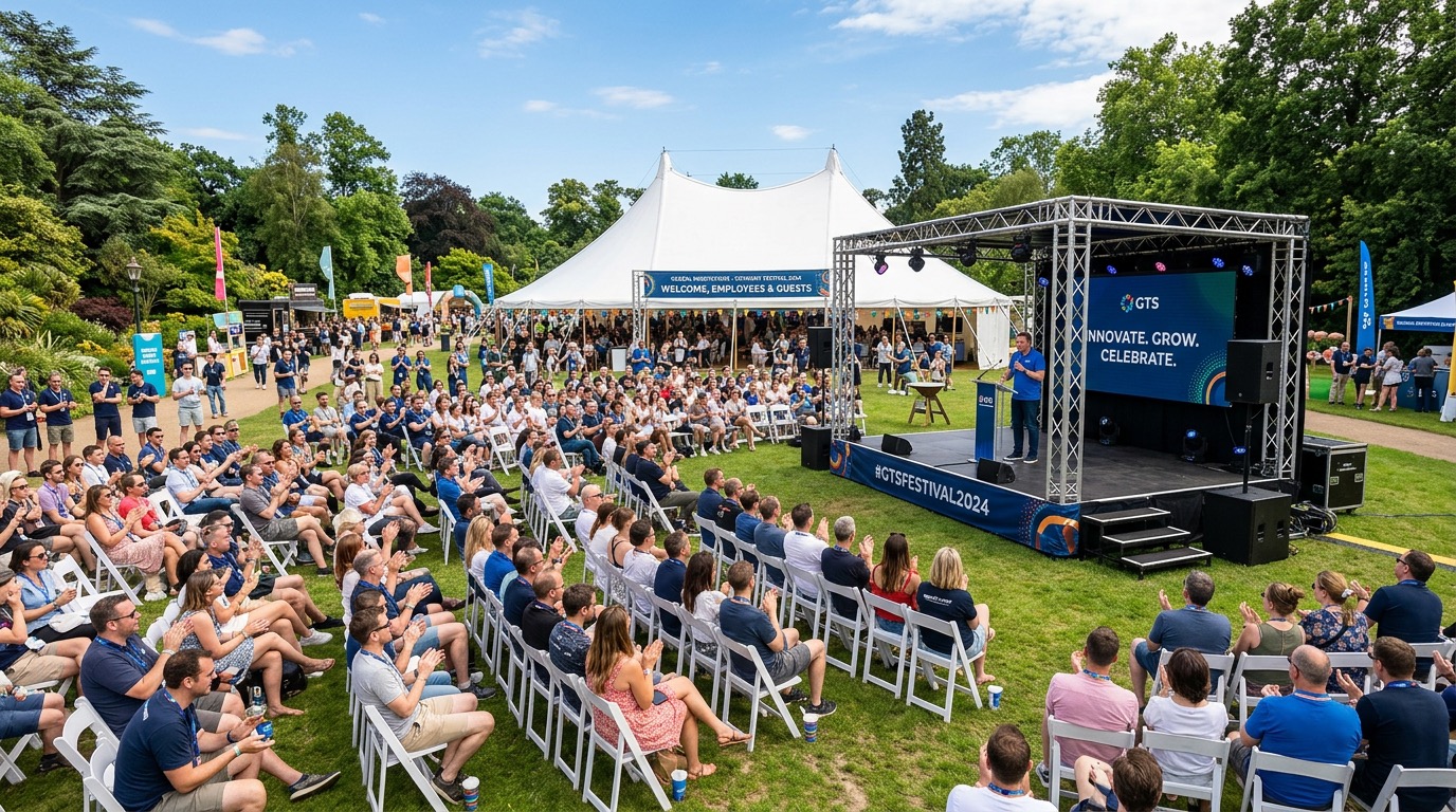 Event plenerowy — scena i widownia